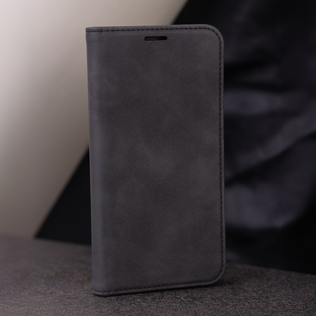 Etui Smart Suede do Motorola Moto E14 / G24 / G04 / G04S czarne