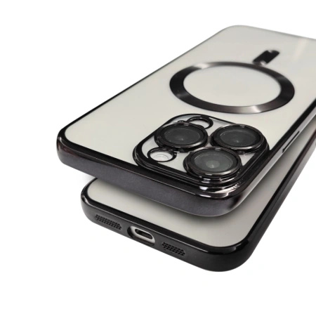 Etui Metal MagS iPhone 14 Plus Czarny