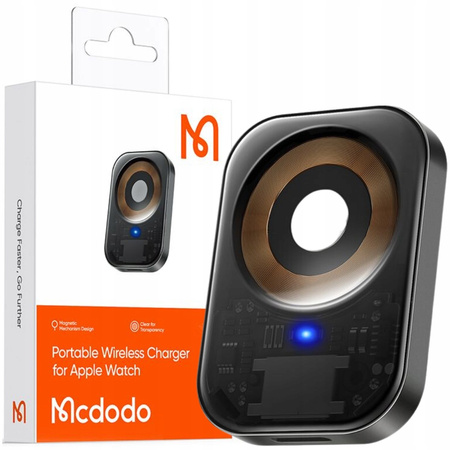 Încãrcãtor wireless Mcdodo pentru Apple Watch 5, 6, 7, 8, negru
