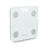 Waga diagnostyczna bluetooth TrueLife FitScale W1 BT biała kolorowy LCD 0,2 ~ 180 kg iOS, Android
