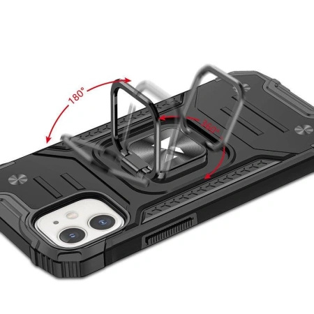 WOZINSKY RING ARMOR ETUI PANCERNE DO IPHONE 14 Z MAGNETYCZNYM UCHWYTEM