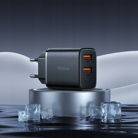 MCDODO UNIVERSAL 2xUSB 12W Wandladegerät + USB-C Schnellkabel 1 m