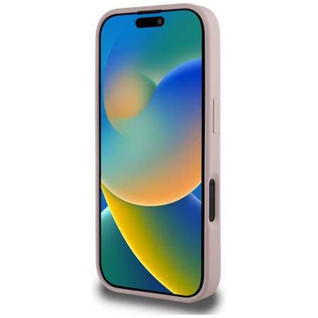 GUESS ETUI TPU DO IPHONE 16 PRO Z LOGO GRINDED BIG 4G SZYBKIE ŁADOWANIE