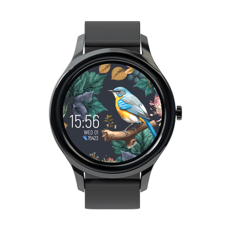 Forever smartwatch ForeVive 3 SB-340 czarny z głośnikiem bluetooth 3W