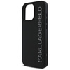 KARL LAGERFELD CASE POKROWIEC 3D DO IPHONE 16 PRO RUBBER ELONGATED GLITTER
