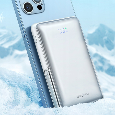 MCDODO INDUKTIVE POWERBANK FÜR MAGSAFE 13 14 15 KABELLOSER STAND 10000