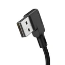 MCDODO KABEL KĄTOWY 90° MICRO USB SZYBKIE ŁADOWANIE DWUSTRONNY QC 3 LED 2M