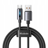 MCDODO USB-C-Kabel zum Schnellladen für Samsung und Xiaomi (Typ C, 6 A, 100 W, 1 m, LED)