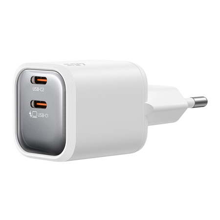 MCDODO Schnellladegerät für Handys, Wandladegerät, 2x USB-C PD, 45W