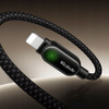 MCDODO KABEL USB-A LIGHTNING SZYBKIE ŁADOWANIE PD 12W 1M LED CZARNY