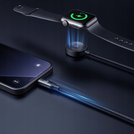 Încãrcãtor inductiv MCDODO pentru Apple Watch, cablu 2 în 1 pentru iPhone ?i MacBook, 60 W