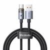 MCDODO KABEL USB-A USB-C SZYBKIE ŁADOWANIE USB TYP C 6A 100W 1M LED CZARNY