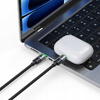 MCDODO USB-C-Kabel 2-in-1 Schnellladekabel für iPhone 14, MacBook, LED, 100 W, 2 m