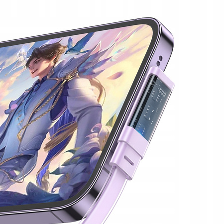 Cablu USB-C Lightning Mcdodo cu înclinare rapidã, 36W, 1,2M, violet