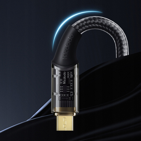 Mcdodo Handykabel, robust, Schnellladefunktion, Micro-USB, QC 4.0, 3 A, 1,2 m, Schwarz