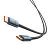MCDODO KABEL USB-C USB-C SZYBKIE ŁADOWANIE USB TYP C 240W 2M LED BIAŁY
