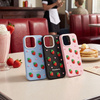 Nakładka Strawberry do iPhone 12 / 12 Pro 6,1" różowa