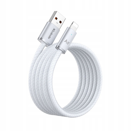 MCDODO KABEL USB-A LIGHTNING SZYBKIE ŁADOWANIE DO TELEFONU LED CZARNY 2M