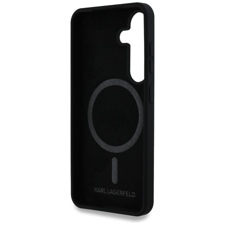 KARL LAGERFELD ETUI SILICONE DOUBLE HEADS AND CIRCLE DO MAGSAFE DO SAMSUNG