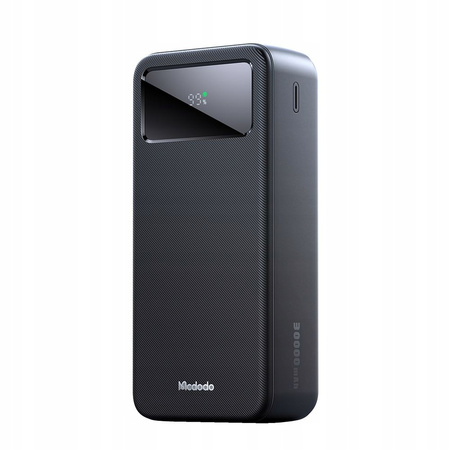 MCDODO DUŻY POWERBANK 30000 MAH SZYBKIE ŁADOWANIE 3 X USB-C USB-A CZARNY