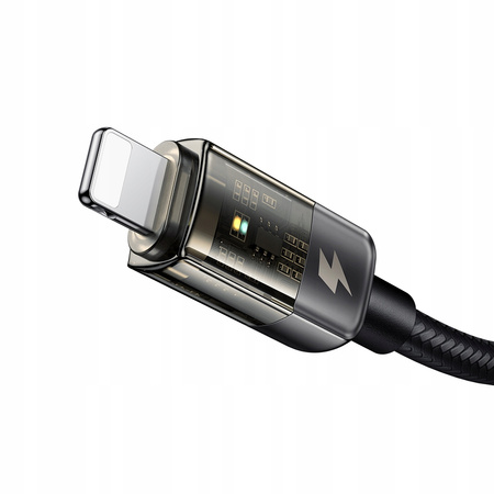  McDodo Kabel Prism, szybki, wytrzymały, USB-C, do iPhone, 36W, 1.2m, czarny