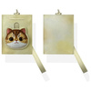 Nimmy Zestaw 3w1 torebka na telefon + portfel + etui na lokalizator khaki Big Eyed Pet 2.0 Cat