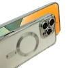 Etui Metal MagS iPhone 15 Plus Srebrny