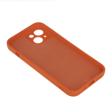 Nakładka Silicon do Xiaomi Redmi 13c 5G pomarańczowa