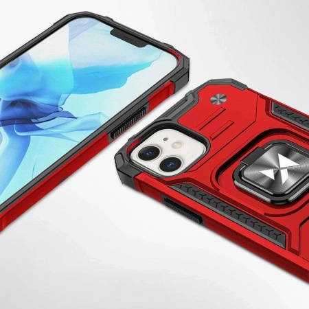 WOZINSKY RING ARMOR ETUI DO IPHONE 14 PANCERNE Z MAGNETYCZNYM UCHWYTEM RING