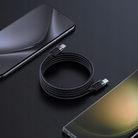 MCDODO USB-C FAST CHARGING CABLE FOR SAMSUNG APPLE USB TYPE C 60W 1M LED