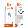 MCDODO KABEL USB-C USB-C SZYBKIE ŁADOWANIE USB TYP C 240W 1M LED CZARNY