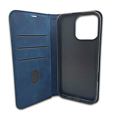 Etui Smart Suede do iPhone 7 / 8 / SE 2020 / SE 2022 granatowe