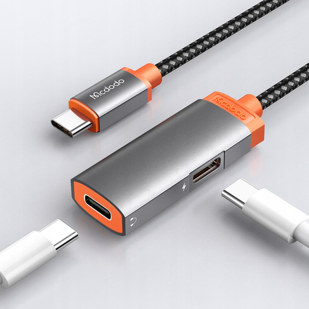 Adaptor telefon Mcdodo USB C - 2x USB-C cu DAC