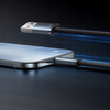 MCDODO KABEL USB-A USB-C SZYBKIE ŁADOWANIE USB TYP C 6A 100W 1M LED BIAŁY