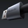 MCDODO KABEL USB-A USB-C SZYBKIE ŁADOWANIE USB TYP C 6A 100W 1M LED CZARNY