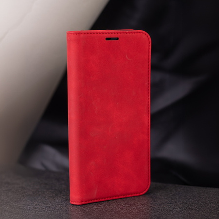 Etui Smart Suede do iPhone 7 / 8 / SE 2020 / SE 2022 czerwone