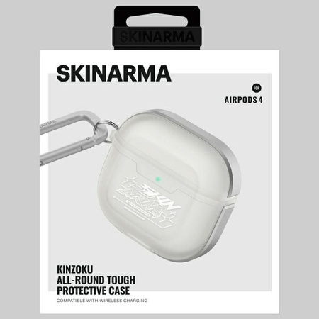 SKINARMA ETUI KINZOKU DO AIRPODS 4 ZBUDOWANE DO MAGNETYCZNEGO ŁADOWANIA