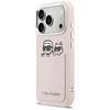 Etui Karl Lagerfeld Karl & Choupette Print & Pocket do iPhone 17 Pro różowy