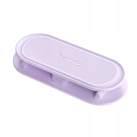 Organiser for cables, wires, for desk, holder, for glue, pink, McDodo