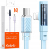 Mcdodo Schnellanschluss-USB-C-Lightning-Kabel mit Winkelstecker, 36 W, 1,8 m, Blau