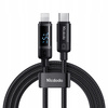 MCDODO ŁADOWARKA KABEL USB-C LIGHTNING SZYBKIEGO ŁADOWANIA DO IPHONE 1M LED