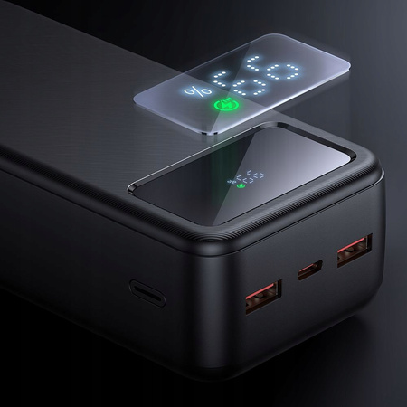 MCDODO DUŻY POWERBANK 30000 MAH SZYBKIE ŁADOWANIE 3 X USB-C USB-A CZARNY