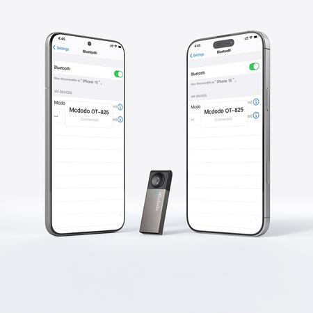 MCDODO ADAPTER TRANSMITER BLUETOOTH DO USB ODBIORNIK ANDROID AUTO CARPLAY