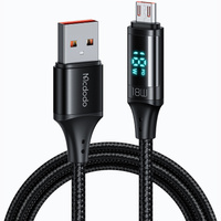 Mcdodo DIGITAL PRO QC 4.0 Micro-USB 18W Handykabel 1,2 m Schwarz