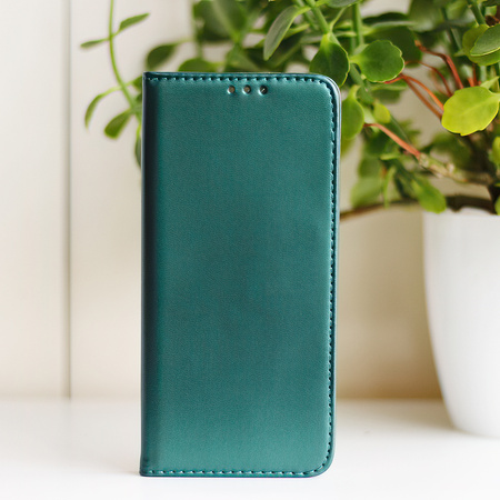 Etui Smart Magnetic do Honor Magic 8 Pro ciemnozielone
