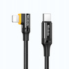 MCDODO KABEL KĄTOWY USB-C LIGHTNING SZYBKIE ŁADOWANIE 36W DO IPHONE LED 1M