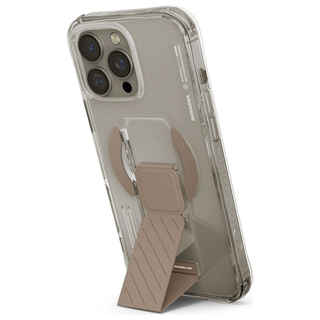 Skinarma etui Axon iPhone 16 Pro 6.3 Magnetic Charging + Grip Stand szampański/champagne
