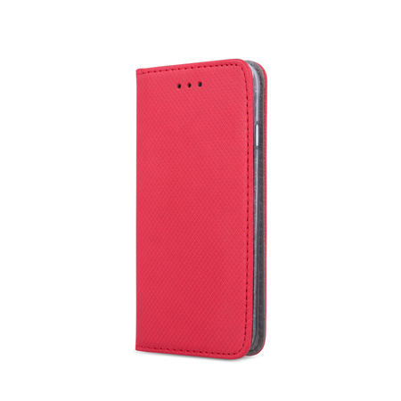 Etui Smart Magnet do Motorola Moto G67 5G / G77 5G czerwone