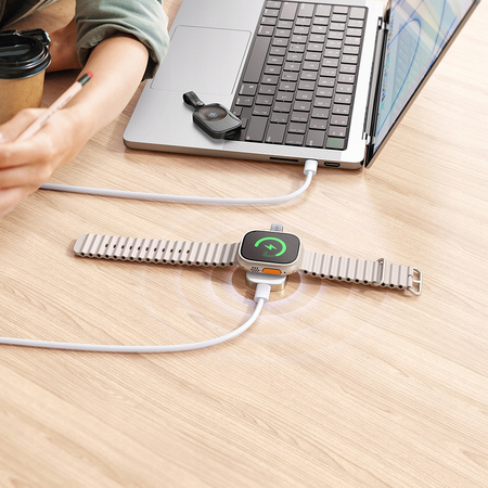 Încãrcãtor inductiv MCDODO pentru încãrcare USB-C, curea Apple Watch 9 SE Ultra