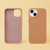 Nakładka Silicone Thin Mag do iPhone 15 Pro 6,1" karmel